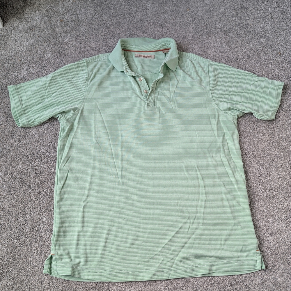 Tommy Bahama Mint Green Short Sleeve Polo
